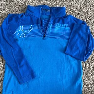 Spyder Kids Blue 1/4 zip